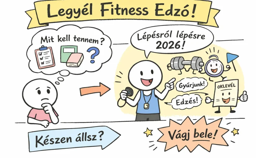 Szeretnél fitness edző lenni? Lépésről lépésre 2026-ban